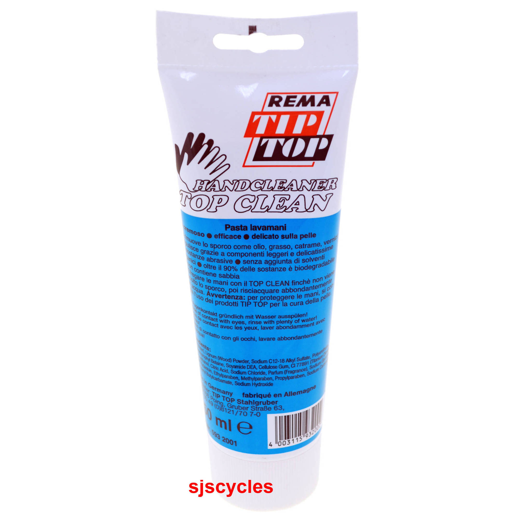 Rema Tip Top Clean Hand Cleaner 250ml tube