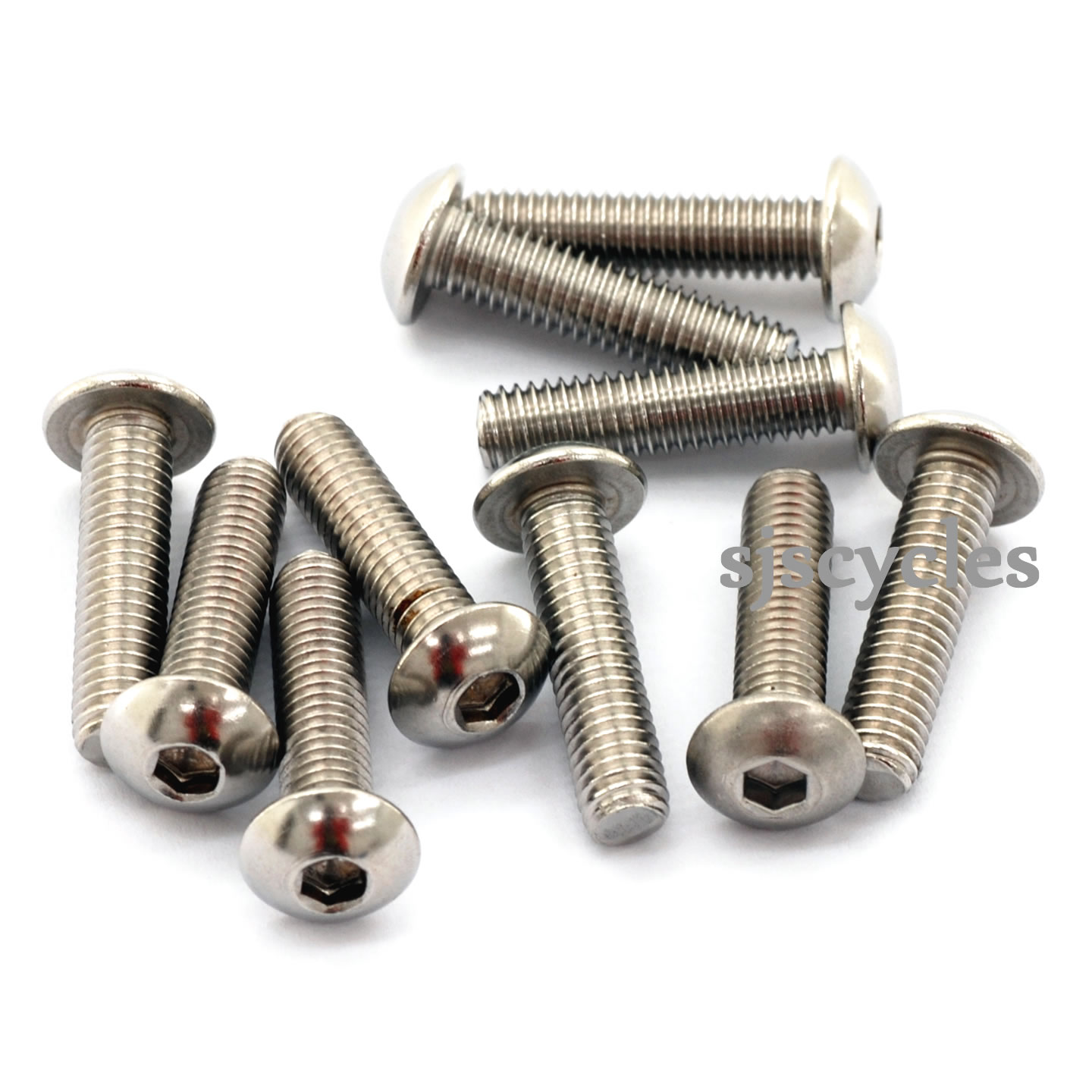 M5 Button Head Screws Nuts & Washers A2 Stainless Steel Dome Head Bolts