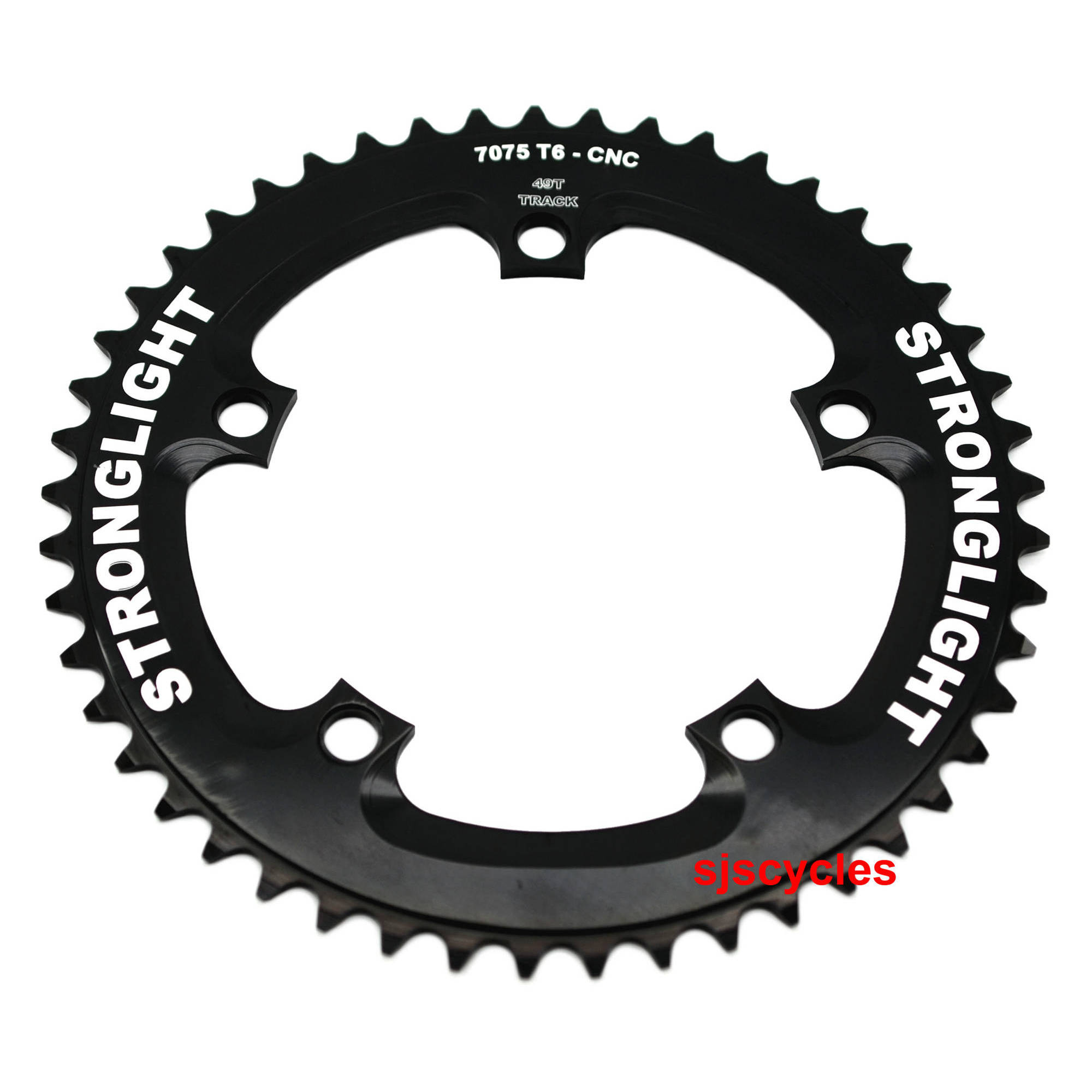Stronglight Track 1 8 130mm PCD Black Chainring