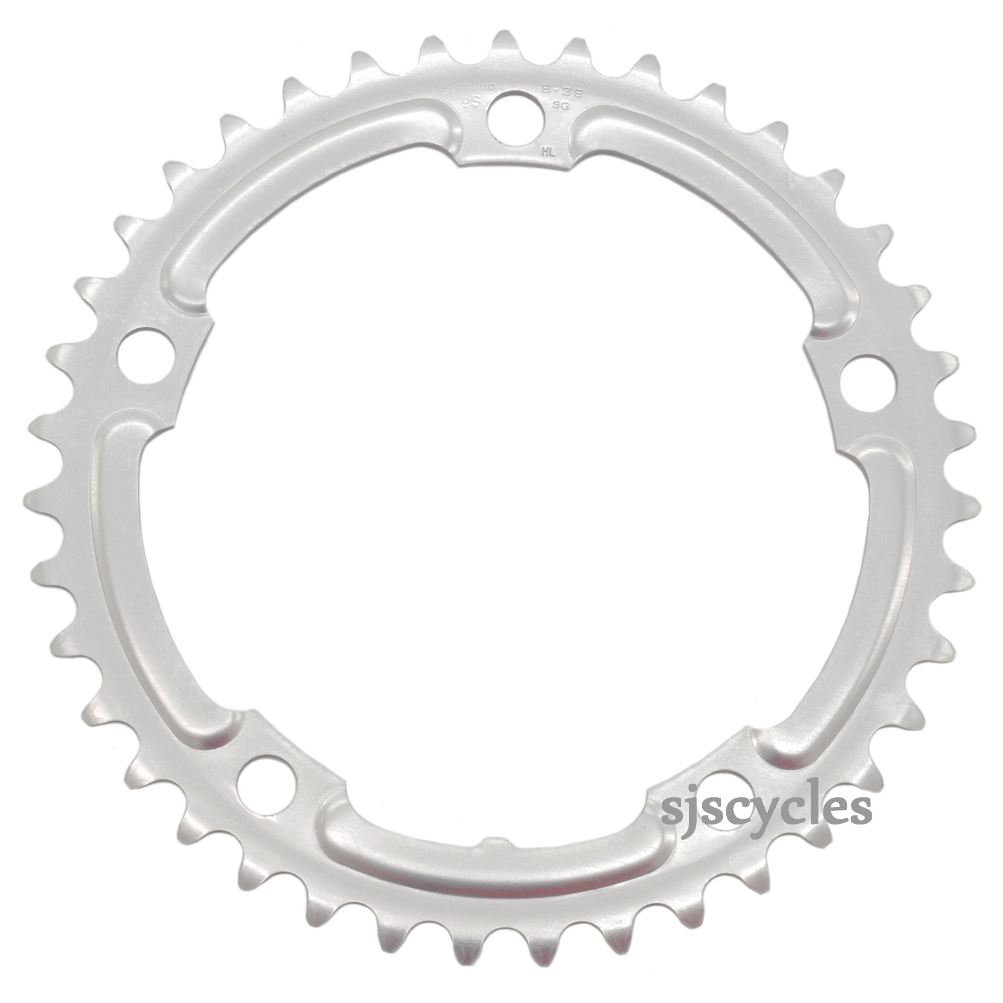 SHIMANO Corona 39T Per Tiagra FC-4500 - Ricambio Originale Argento