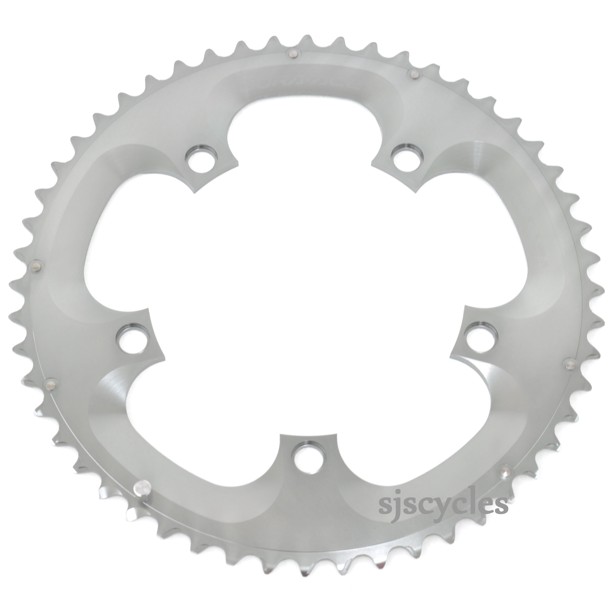SHIMANO DURA-ACE 7800 39T X 130MM 10-SPEED B-TYPE SILVER BICYCLE CHAINRING