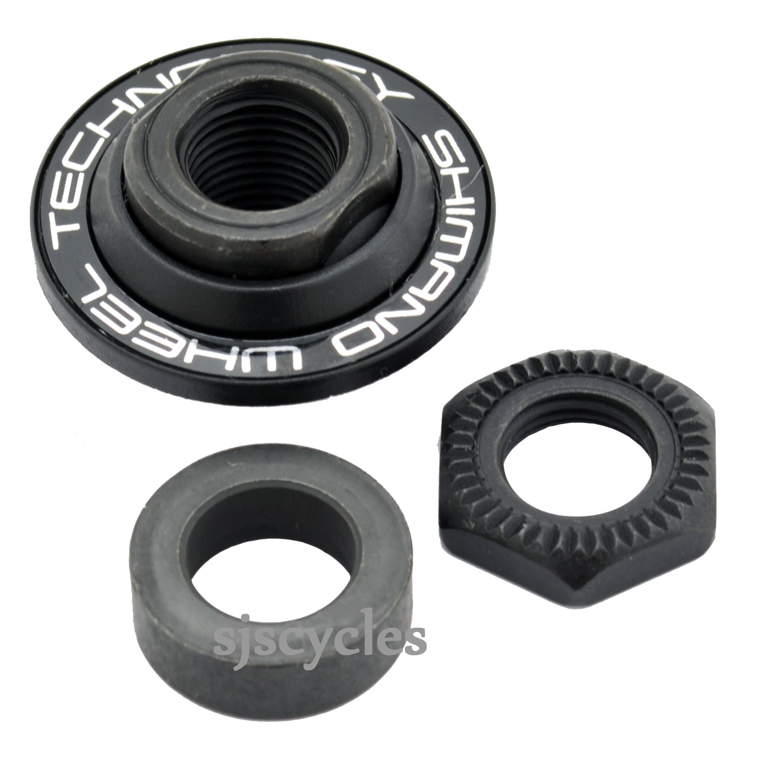 Shimano WHRS80C50CLR right hand lock nut unit