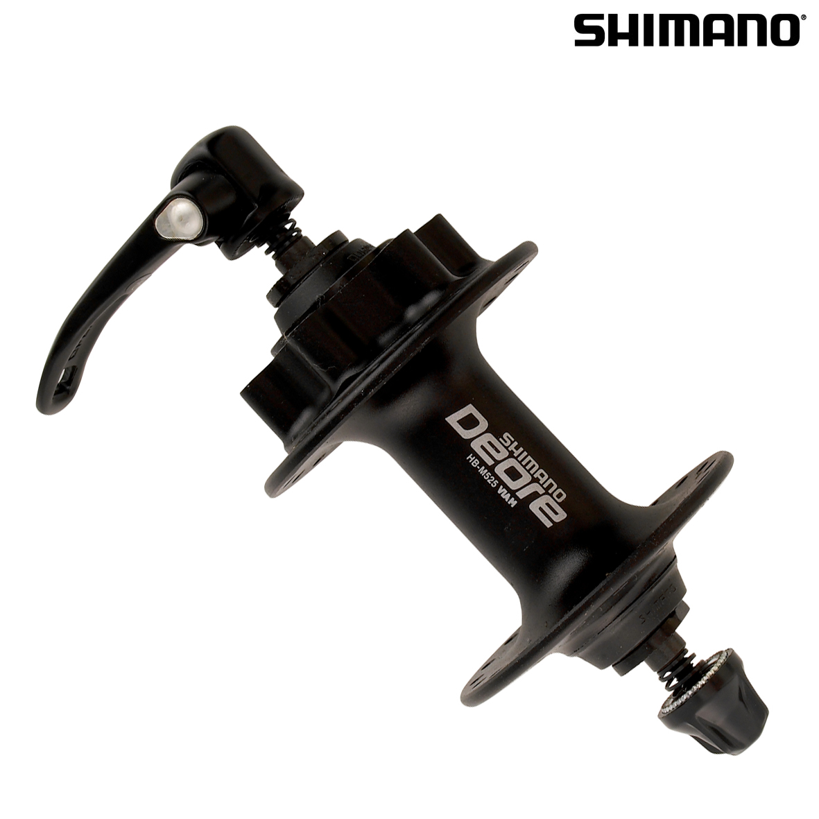 Shimano Deore M525A 32 36H  6-Bolt Disc Hub Front Rear Quick Release Skewer