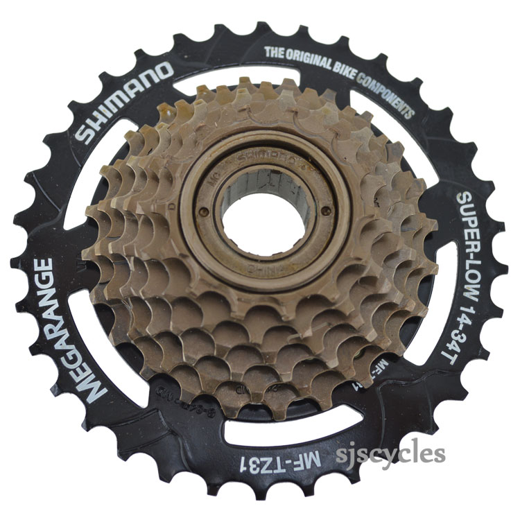 Shimano E-MF-TZ31 MegaRange Screw On 7 Speed Freewheel - 14-34T ...