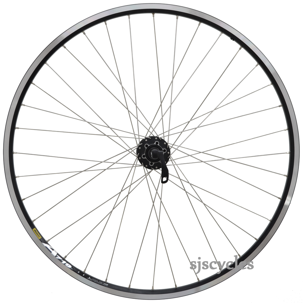 700c 622 Rear Wheel 36h Mavic A719 Rim with Deore 6Bolt Disc Hub