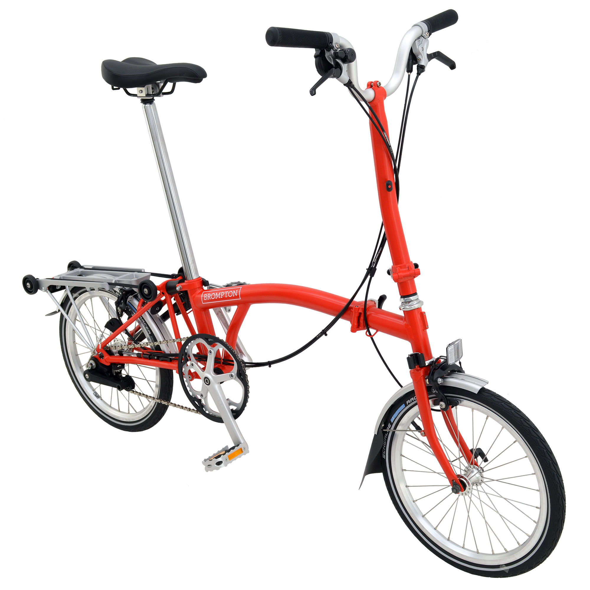 Brompton H6R Folding Bike Red