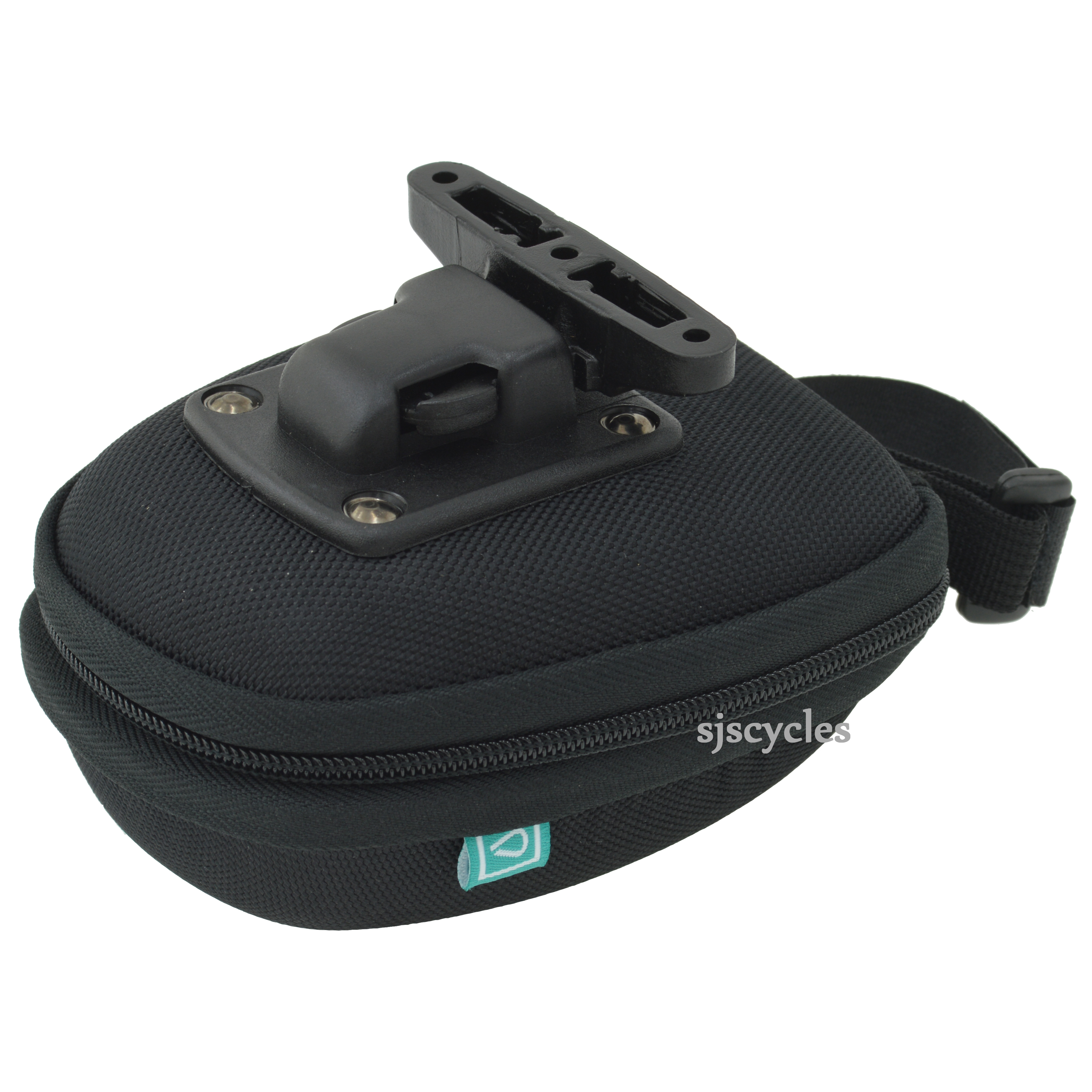 Vincita B049 Hardshell Saddle Bag Quick Release Black Large