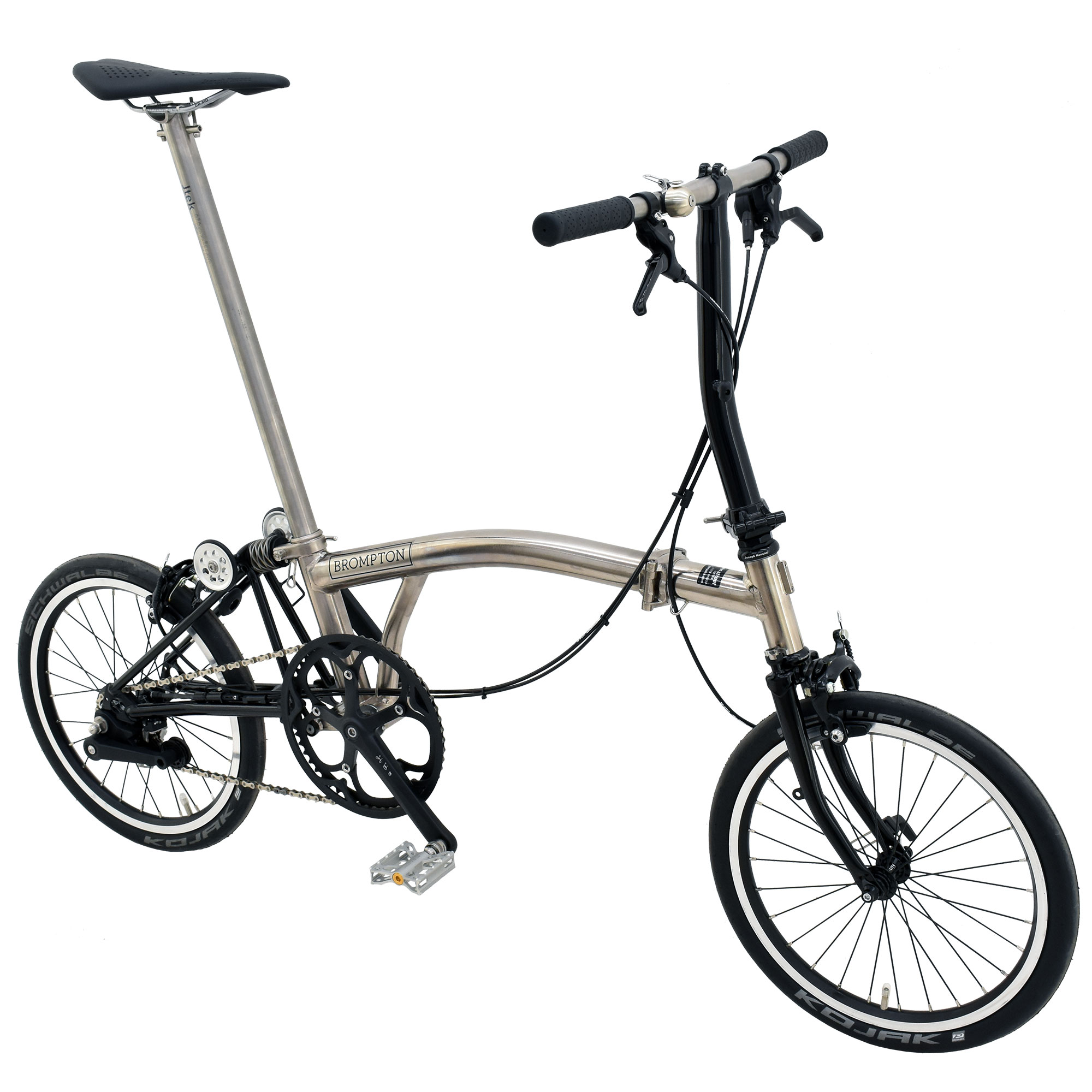 Brompton S2E Nickel Edition Folding Bike