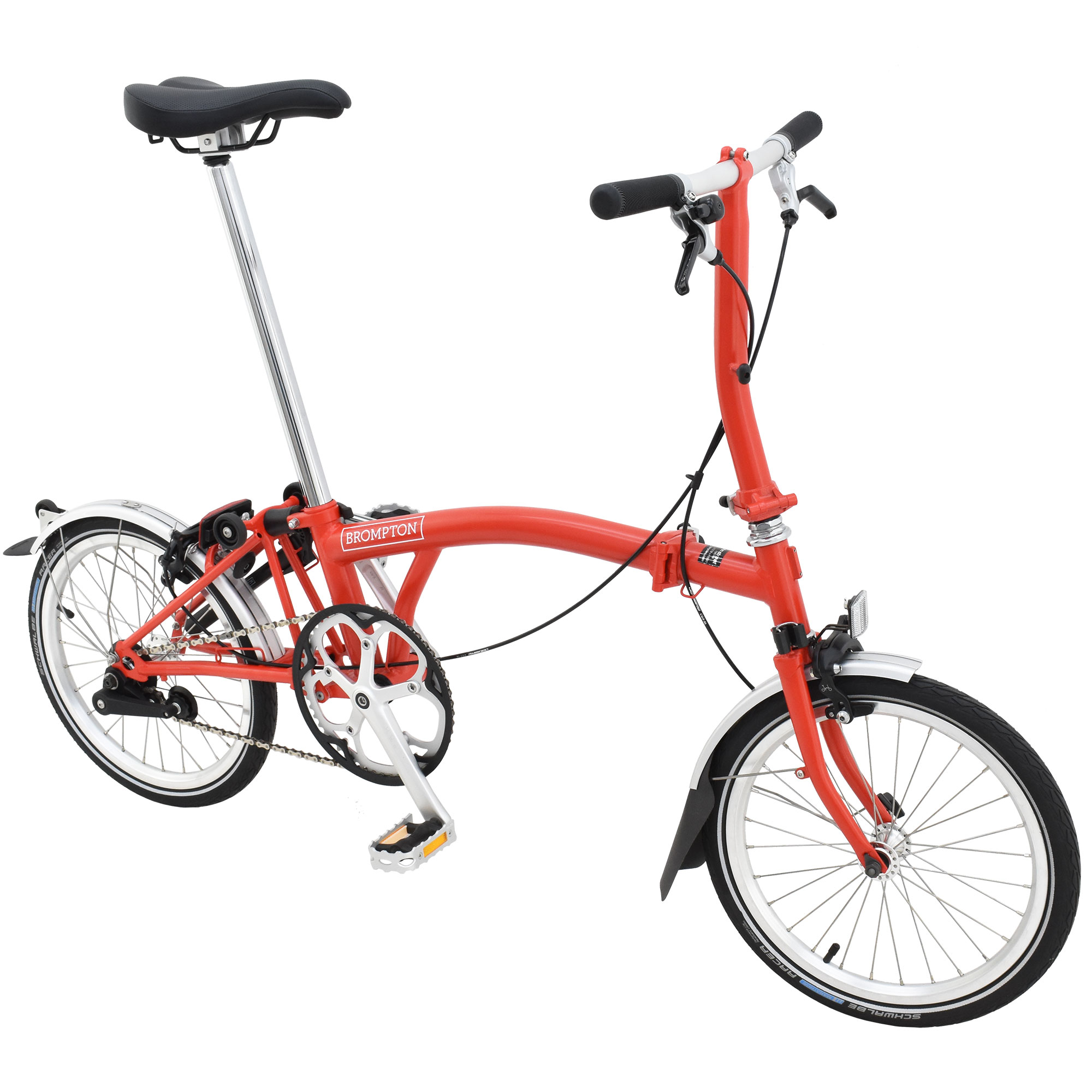 Brompton S1L 2018 Folding Bike, Red