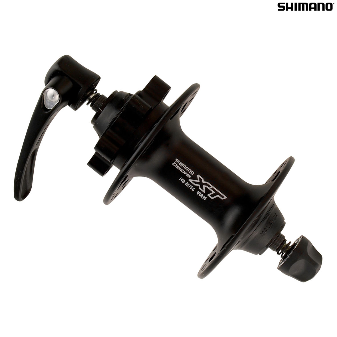 Shimano Front Hub Xt HB-M756 Black 32 Hole with Quick Release 6 Hole
