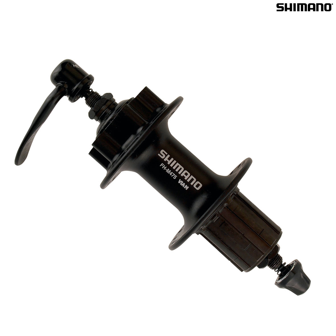 Shimano FH-M475 6 Bolt Disc Rear Hub Black