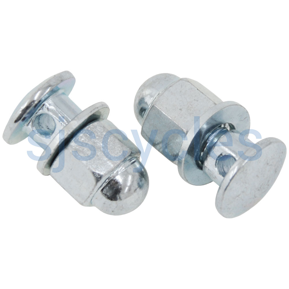 Weldtite WEL8004 - Bullone Per Cantilever Bici In Metallo, Colore Argento, Standard ISO 9001