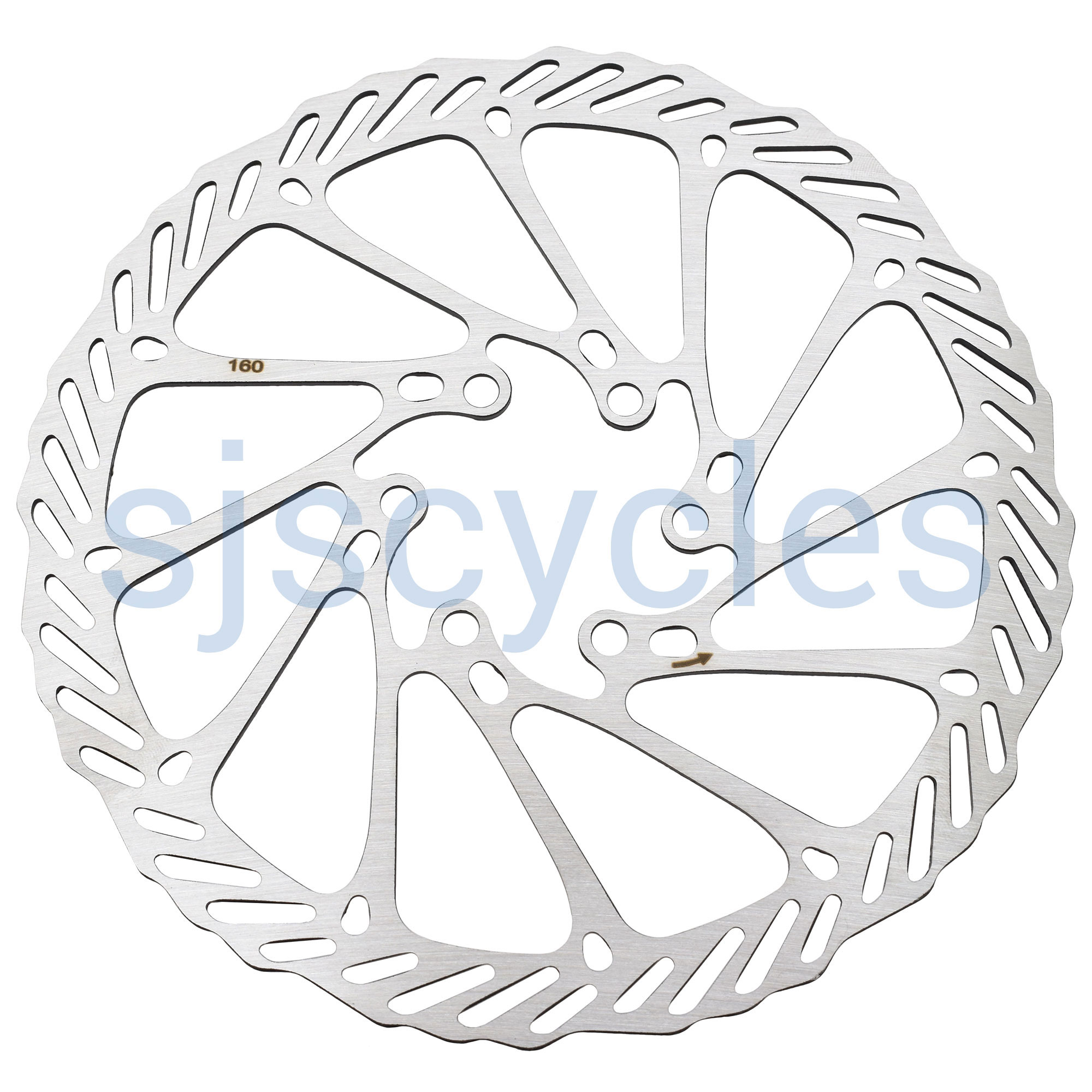 160mm Cycling Bicycle MTB Mountain Bike Stainless Steel Brake Disc Rotor 6 Bolts 