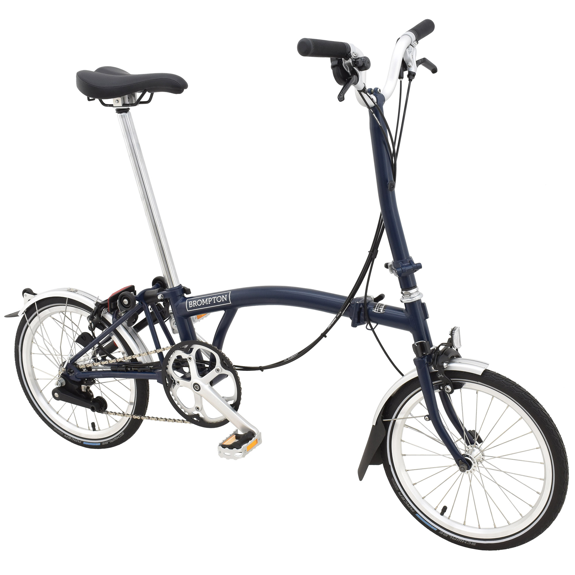 Brompton H6L Folding Bike Blue