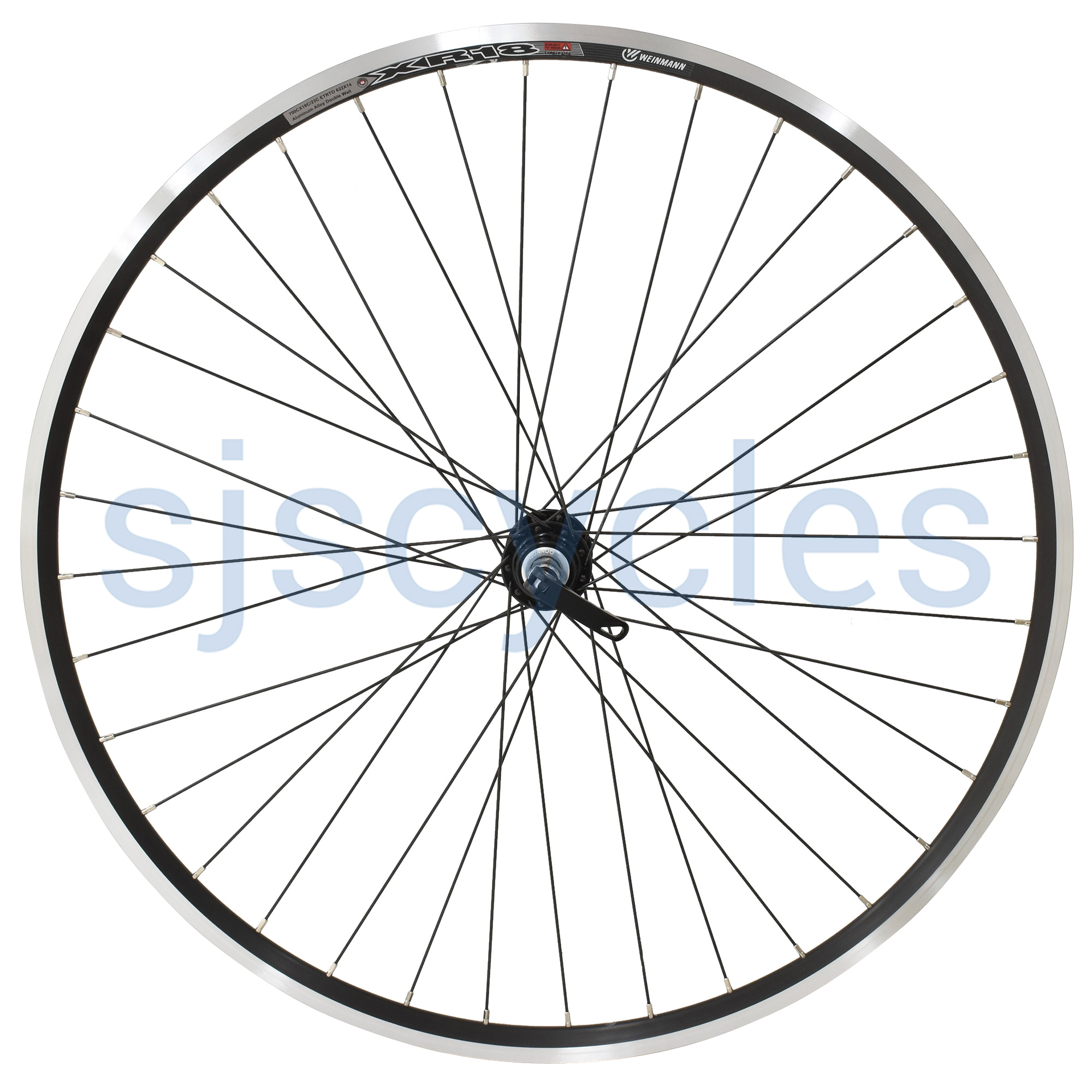 織り柄チェック Wheel Master 700c Rear Wheel Quick-Release, 36H, 8-Speed Cassette  Hub, Black (MSW)/Black/Steel by WheelMaster＿並行輸入