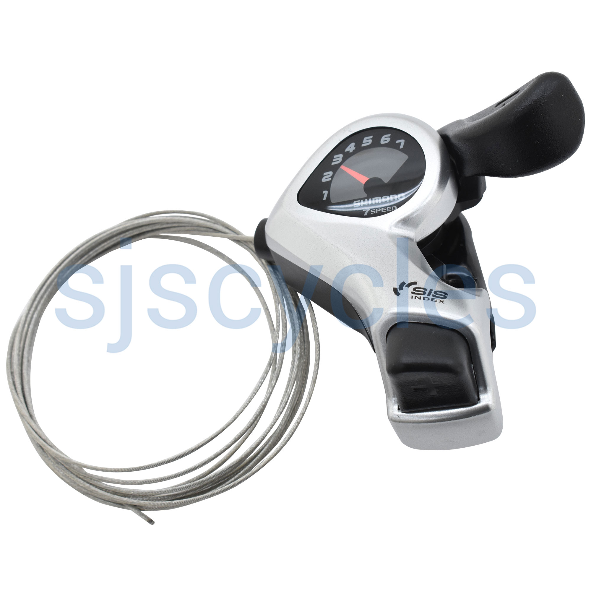 Bike Shifter Shimano Tourney SL-FT55 Thumb Shifter - 7-Speed Bike Gear Shifter (Right Side) Shimano Shifter