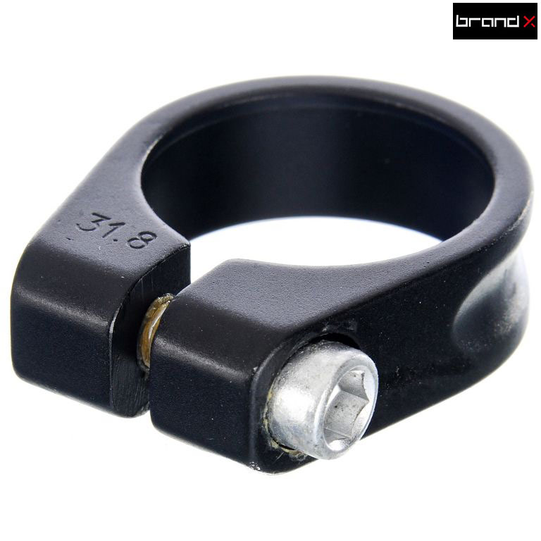 BrandX Seat Clamp & Bolt Black