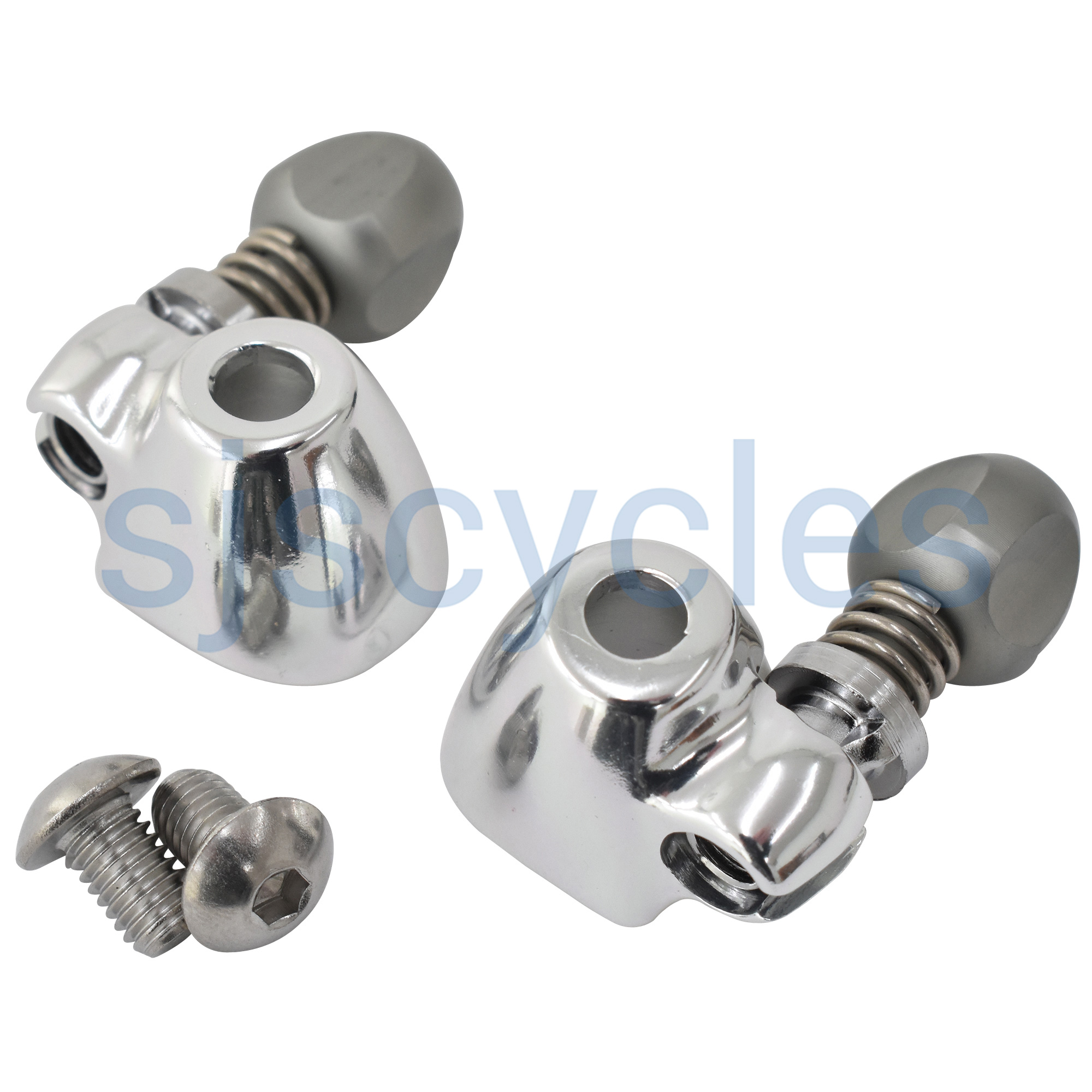 Details about   IRD Aluminum Quick-Release Downtube Cable Stops w/Barrel Adjuster SILVER 