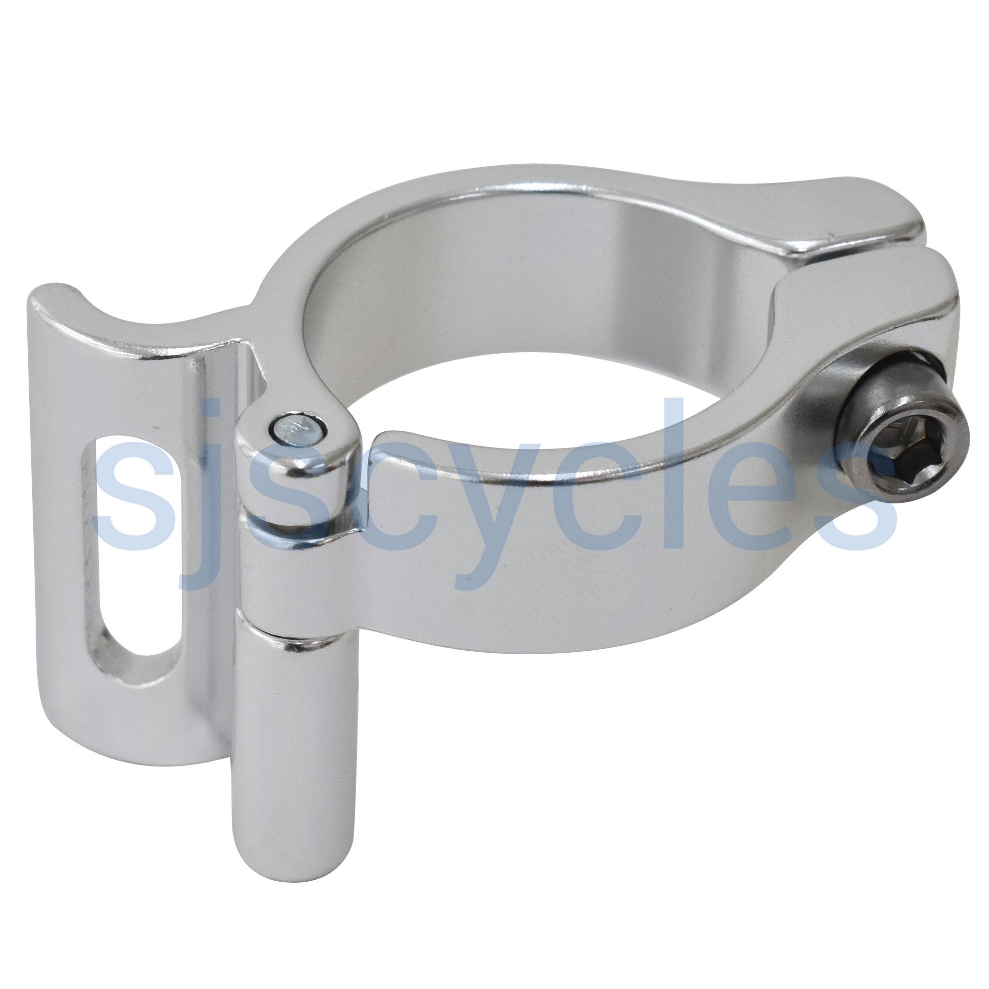 D2O Front Derailleur Clamp 28.6mm Silver
