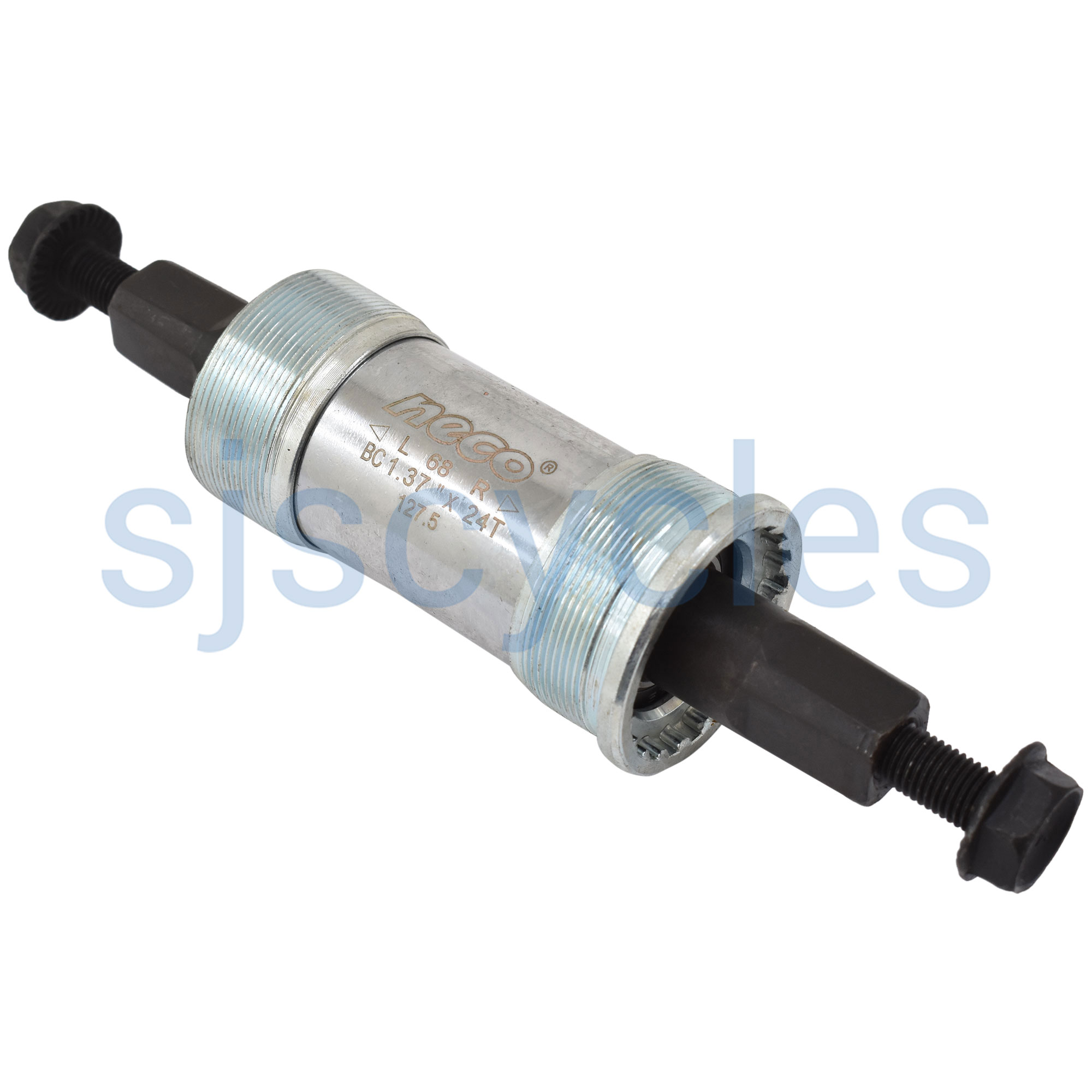 Sealed Bearing Tapered Bottom Bracket with Steel Shimano Splined Cups