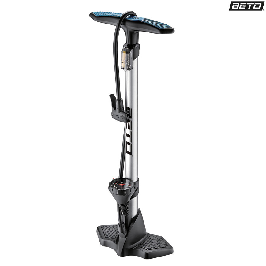 Beto Rush Alloy Floor Pump with Gauge
