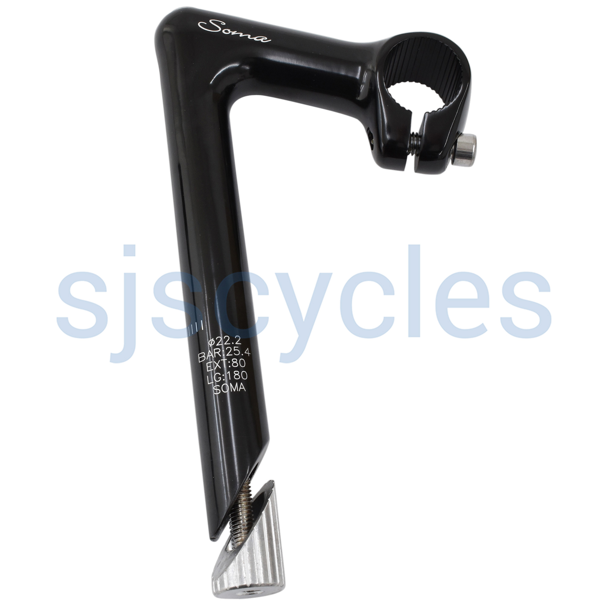 Soma Sutro 1 Inch Quill Stem 25.4mm Clamp Black 80mm