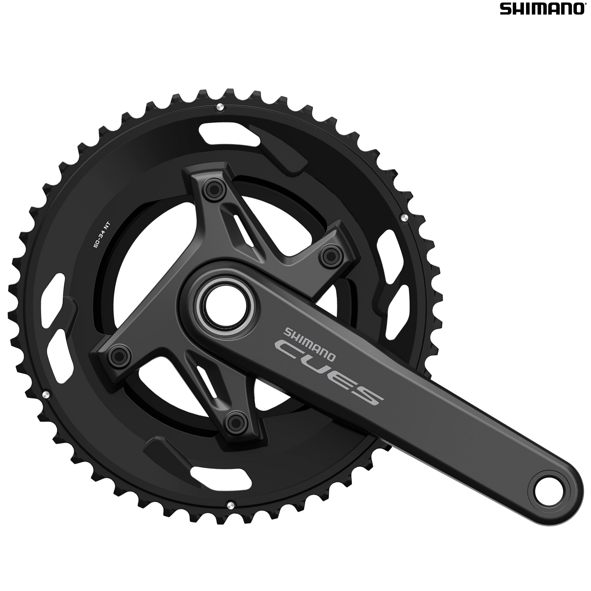 SHIMANO CUES FC-U6030 Kurbelgarnitur - 2-teilig, 170 Mm, 42 Zähne, Für 11/10/9-Gang