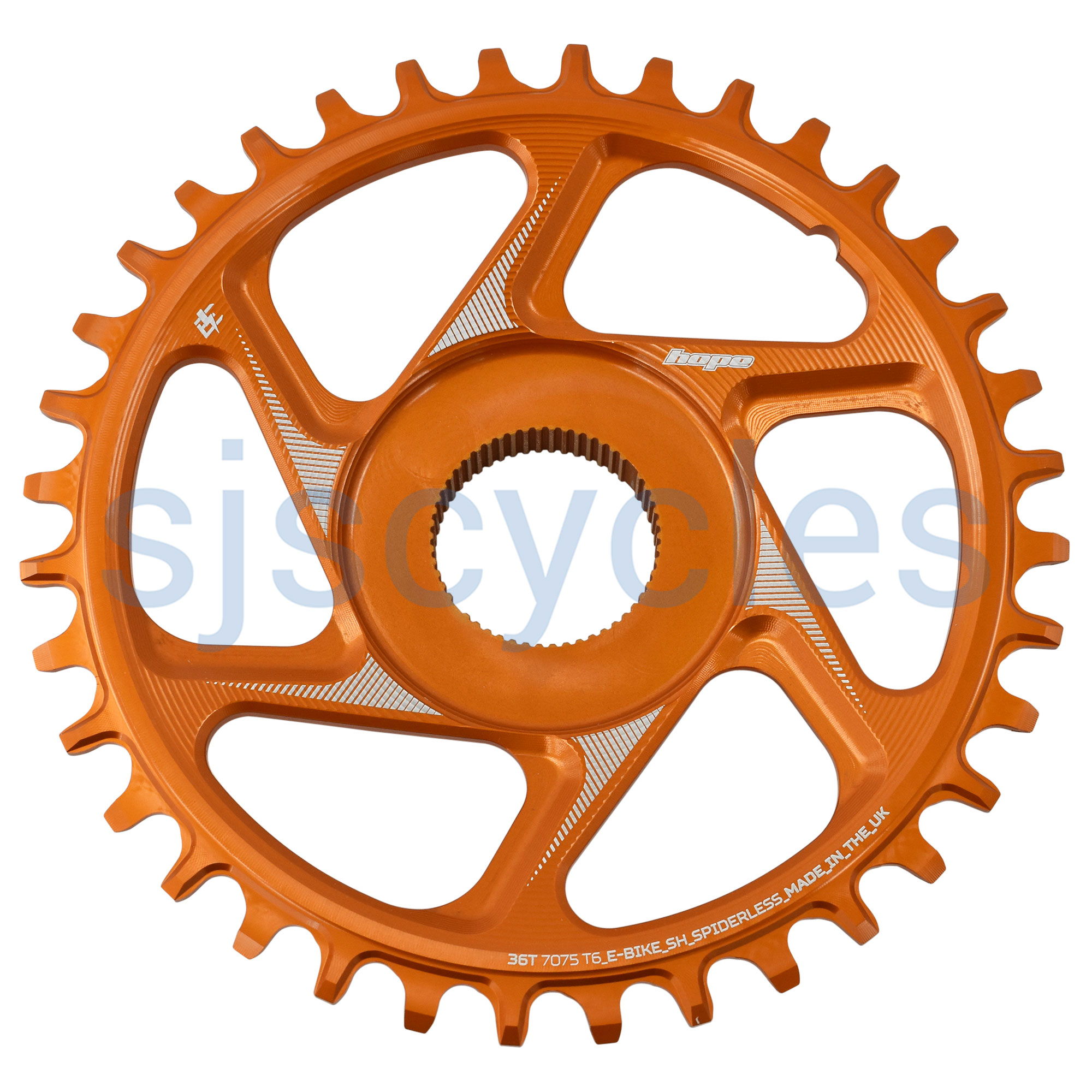 Hope Spiderless Retainer Chainring - 36t SRAM Direct Mount