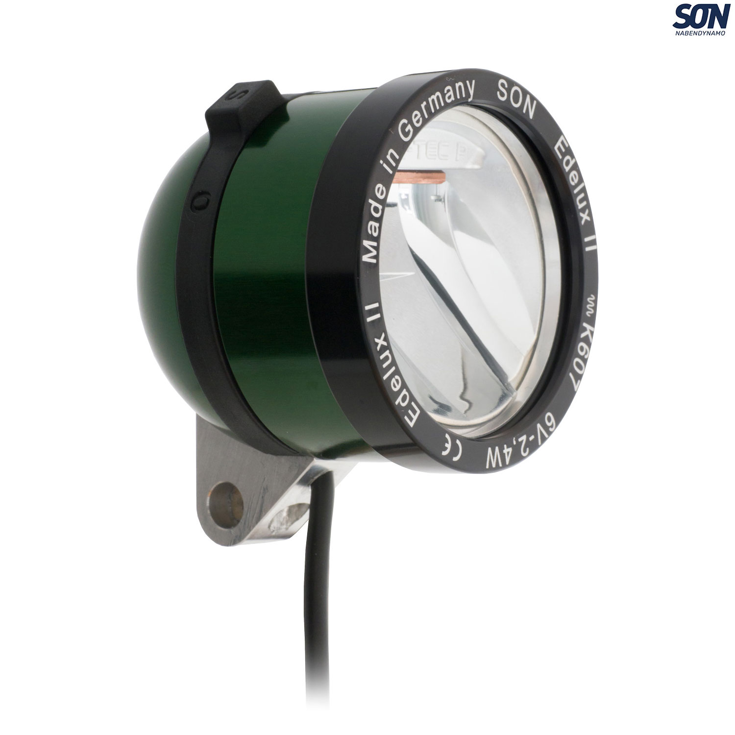 SON Edelux II Headlight Green 36cm