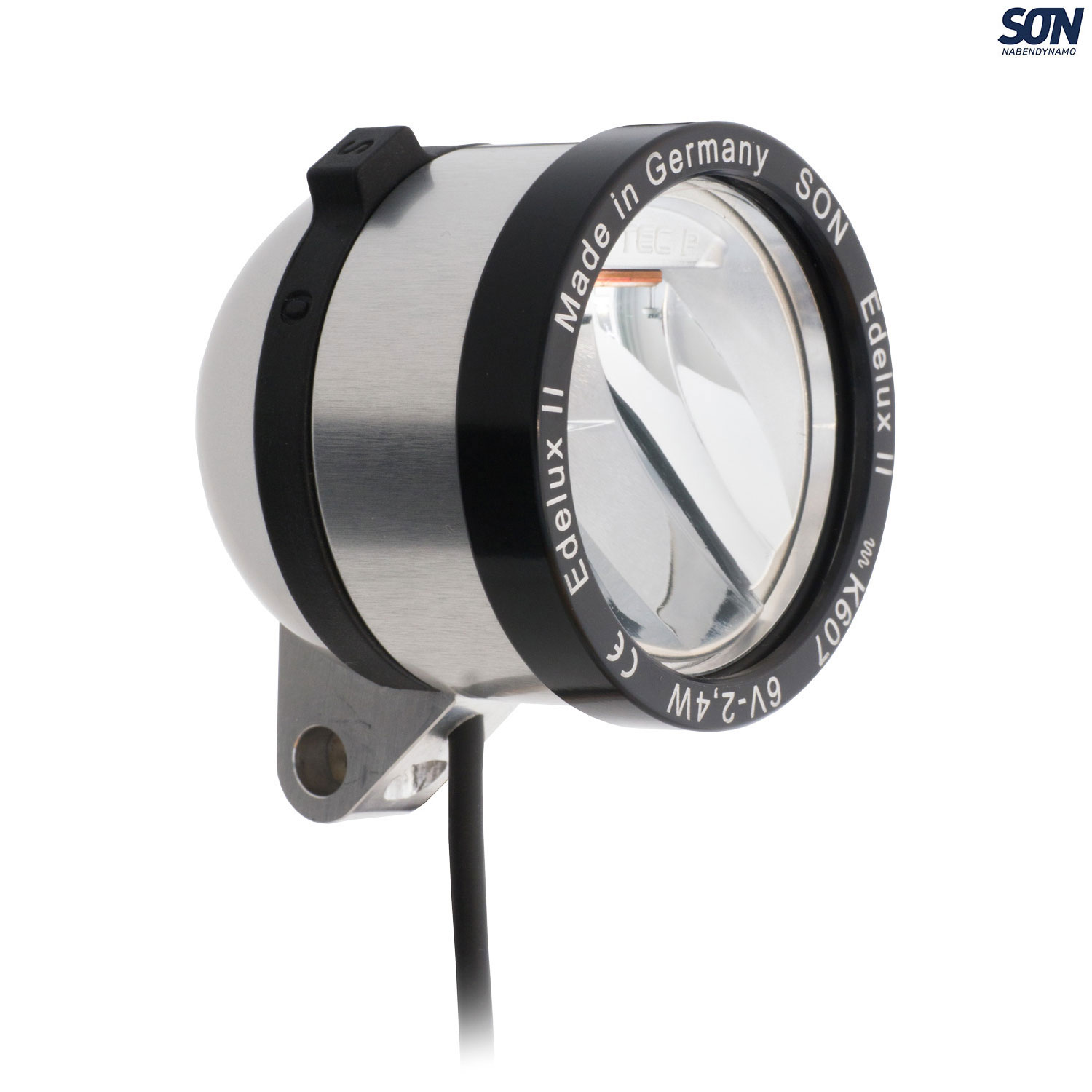 SON Edelux II Headlight Silver 140cm
