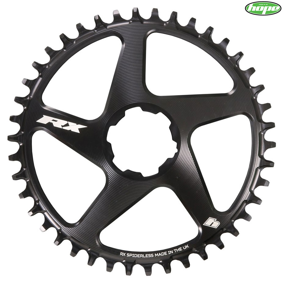 Hope Rx Chain Set Hope Spiderless RX V2 Chainring Black 40T
