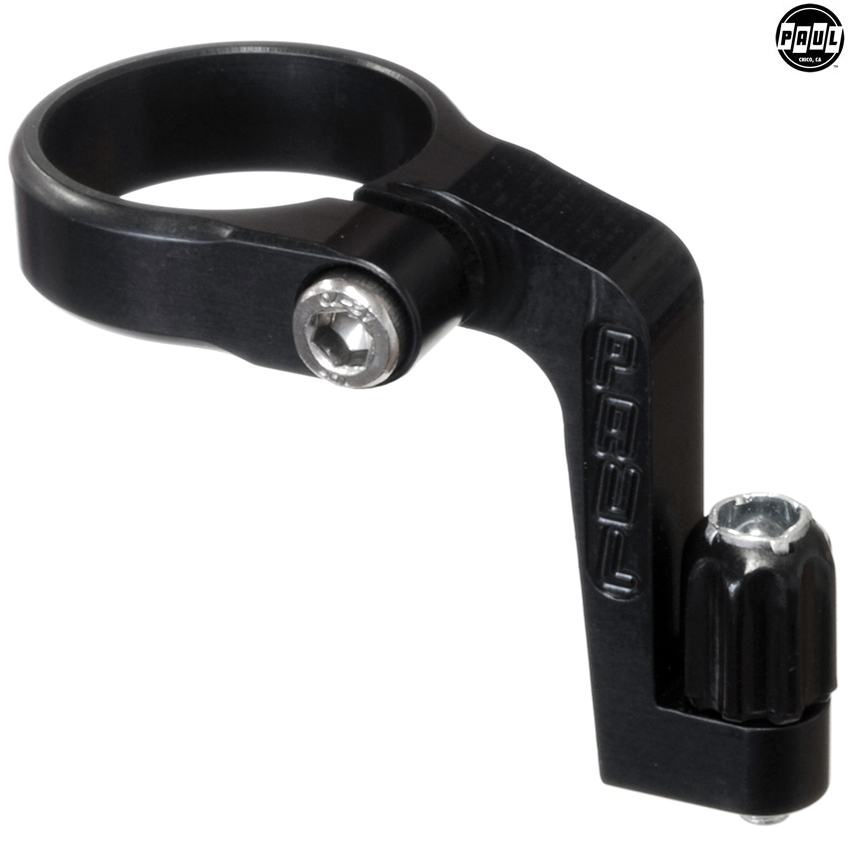 パーツ PAUL Component Funky Monkey 1 1/8 BLACK Paul Funky Monkey Front Cable Hanger - 1 1/8 Inch Black